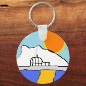 ijskigloo sleutelhanger (Voorkant)