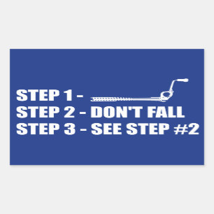 IJsklimmen - Herfst niet Rechthoekige Sticker