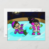 IJsknipper Briefkaart (Voorkant / Achterkant)