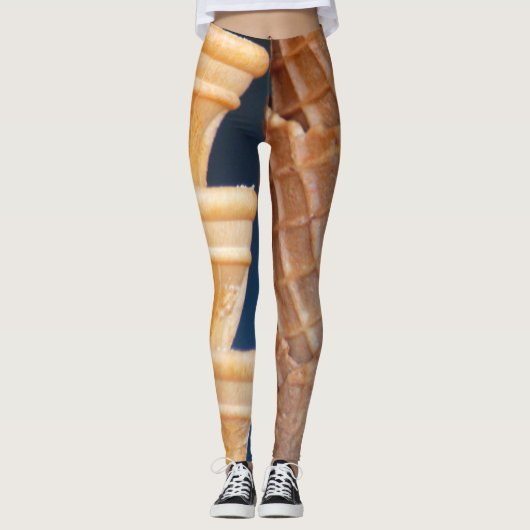 IJskomkegels ontworpen Leggings (Voorkant)