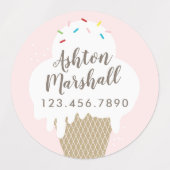 IJskomper waterbestendige kinder stickers (Design 1)