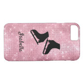 IJskonering schaatsen roze vonk Case-Mate iPhone Case (Achterkant (Horizontaal))