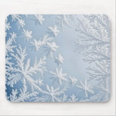 IJskristallen op glas Muismat (Voorkant)