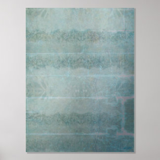 IJskristallen V Zilveren Folie Print