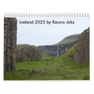 IJsland 2025 Kalender van Rauno Joks