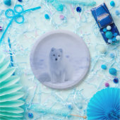 IJsland Arctic Fox Papieren Bordje (Feest)