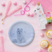 IJsland Arctic Fox Papieren Bordje (Feest)