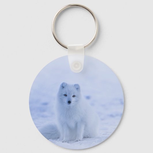 IJsland Arctic Fox Sleutelhanger (Voorkant)
