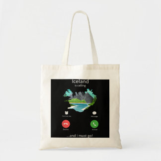 IJsland belt en ik moet naar Funny IJsland gaan Tote Bag