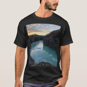 IJsland Berg Rivier Natuur Fotografie T-Shirt