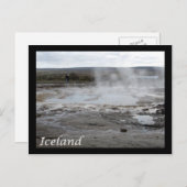 IJsland Briefkaart (Voorkant / Achterkant)