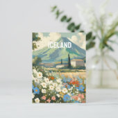 ijsland briefkaart (Staand voorkant)