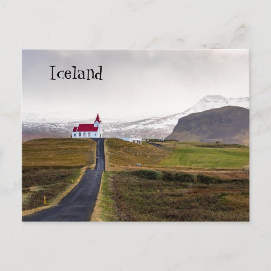 IJsland Briefkaart (Voorkant)