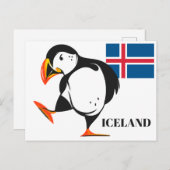 IJsland Briefkaart (Voorkant / Achterkant)