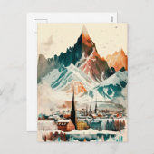 IJsland Feestdagenkaart (Voorkant / Achterkant)