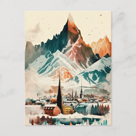 IJsland Feestdagenkaart (Voorkant)