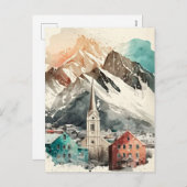 IJsland Feestdagenkaart (Voorkant / Achterkant)