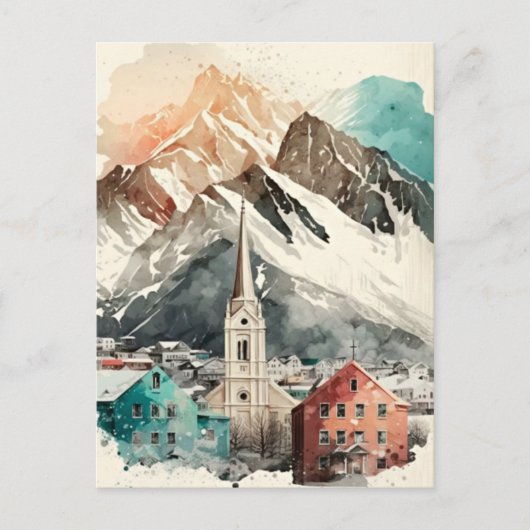 IJsland Feestdagenkaart (Voorkant)