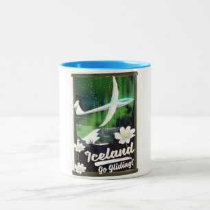 IJsland - ga naar Gliding! Tweekleurige Koffiemok