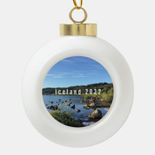 IJsland - Gepersonaliseerde keramische ornament