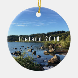 IJsland - Gepersonaliseerde keramische versiering Keramisch Ornament