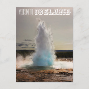IJsland Geyser Strokkur Briefkaart