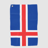 IJsland Golfhanddoek (Voorkant)