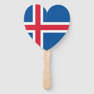 IJsland - hartvlag Handwaaier