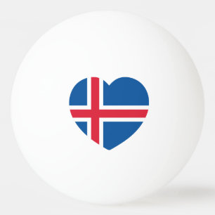IJsland - hartvlag Pingpongballen