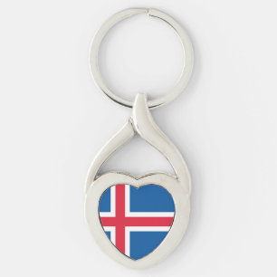 IJsland - hartvlag Sleutelhanger