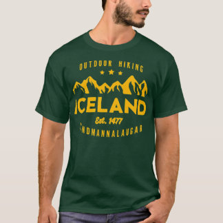 IJsland Hiking LANDMANNALAUGAR Est T-shirt