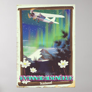 ijsland Hvannadalshnúkur Poster