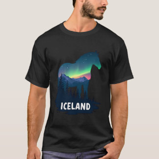 IJsland - IJslands paard T-shirt