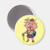 IJsland IJslands Vintage Travel Souvenir Magneet (Voorkant / Achterkant)