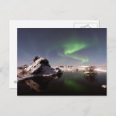 IJsland in de winter Briefkaart (Voorkant / Achterkant)