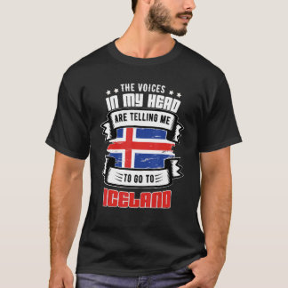 IJsland in mijn hoofd T-shirt