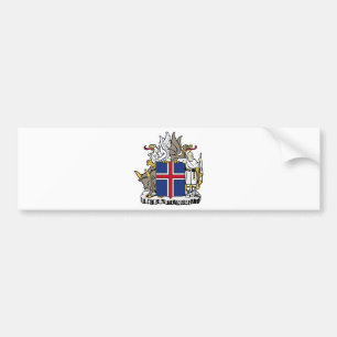 IJsland is IJslandse wapenstilstand Bumpersticker