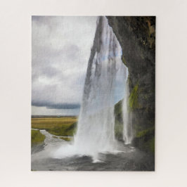 IJsland Jigzaag Puzzle - Seljalandsfoss-herfsten Legpuzzel