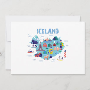 IJsland kaart