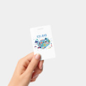 IJsland kaart Badge (Handheld)