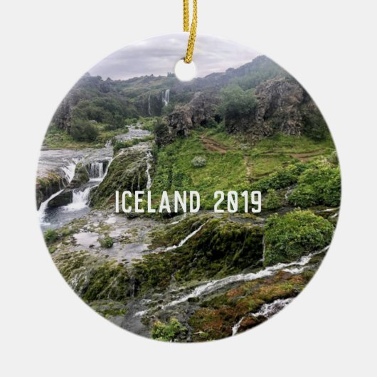 IJsland - Keramisch Ornament (Voorkant)