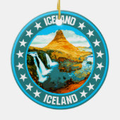 IJsland Keramisch Ornament (Achterkant)