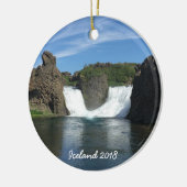 IJsland - kerstversiering Keramisch Ornament (Links)