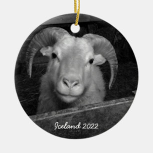 IJsland - kerstversiering Keramisch Ornament