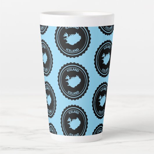 IJsland Latte Mok (Voorkant)