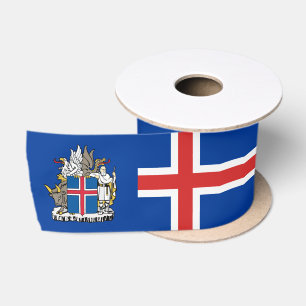 IJsland lint, embleem, patriottisch, IJslandse vla Lint