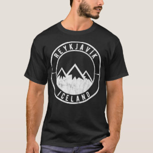 IJsland met gletsjers T-shirt