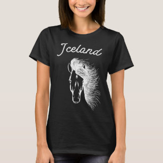 IJsland met IJslandse paarden T-shirt