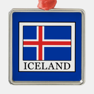 IJsland Metalen Ornament