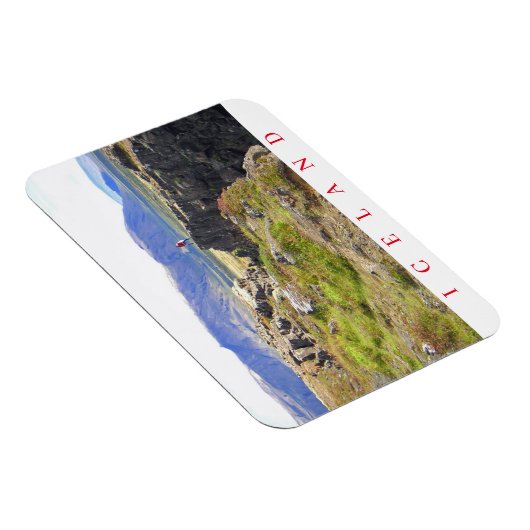 IJsland Mid-Atlantic Ridge uitzicht koelkastmagnee Magneet (Rechterzijde)